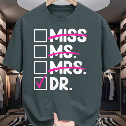 Best Doctor Shirt, Funny Doctor UnisexT-Shirt/Hoodie/Sweatshirt HLT00 - Doctoral Thesis Miss Ms. Mrs. Dr. Doctorate Women Doctor T-Shirt, Men, Black, 3X-Large