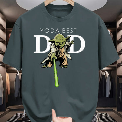 Gift for Dad Shirt, Funny Dad Unisex T-Shirt/Hoodie/Sweatshirt HLT00 – \Star Wars Yoda Lightsaber Best Dad Father_s Day T-Shirt