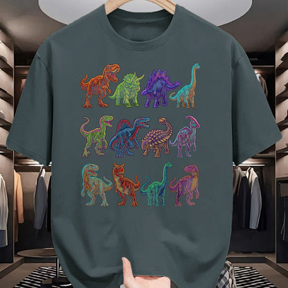 Best Dinosaur Lover Shirt, Funny Dinosaur UnisexT-Shirt/Hoodie/Sweatshirt HLT00 - Dinosaur Species Chart Paleontology Prehistoric Animals T-Shirt