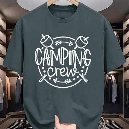 Funny Camping Shirt, Gift For Camping Lover Unisex T-Shirt/Hoodie/Sweatshirt HLT00 - Camping Matching Shirts for Family Camper Group Camping Crew T-Shirt