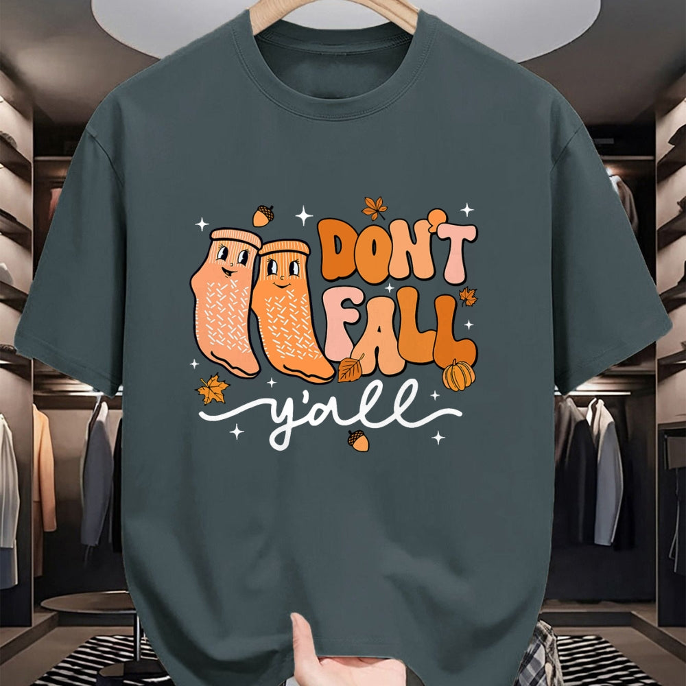 Funny Nurse Shirt, Nurse Unisex T-Shirt/Hoodie/Sweatshirt HLT00 - Don't Fall Y'all Fall Prevention Fall Physical Therapy Nurse T-Shirt