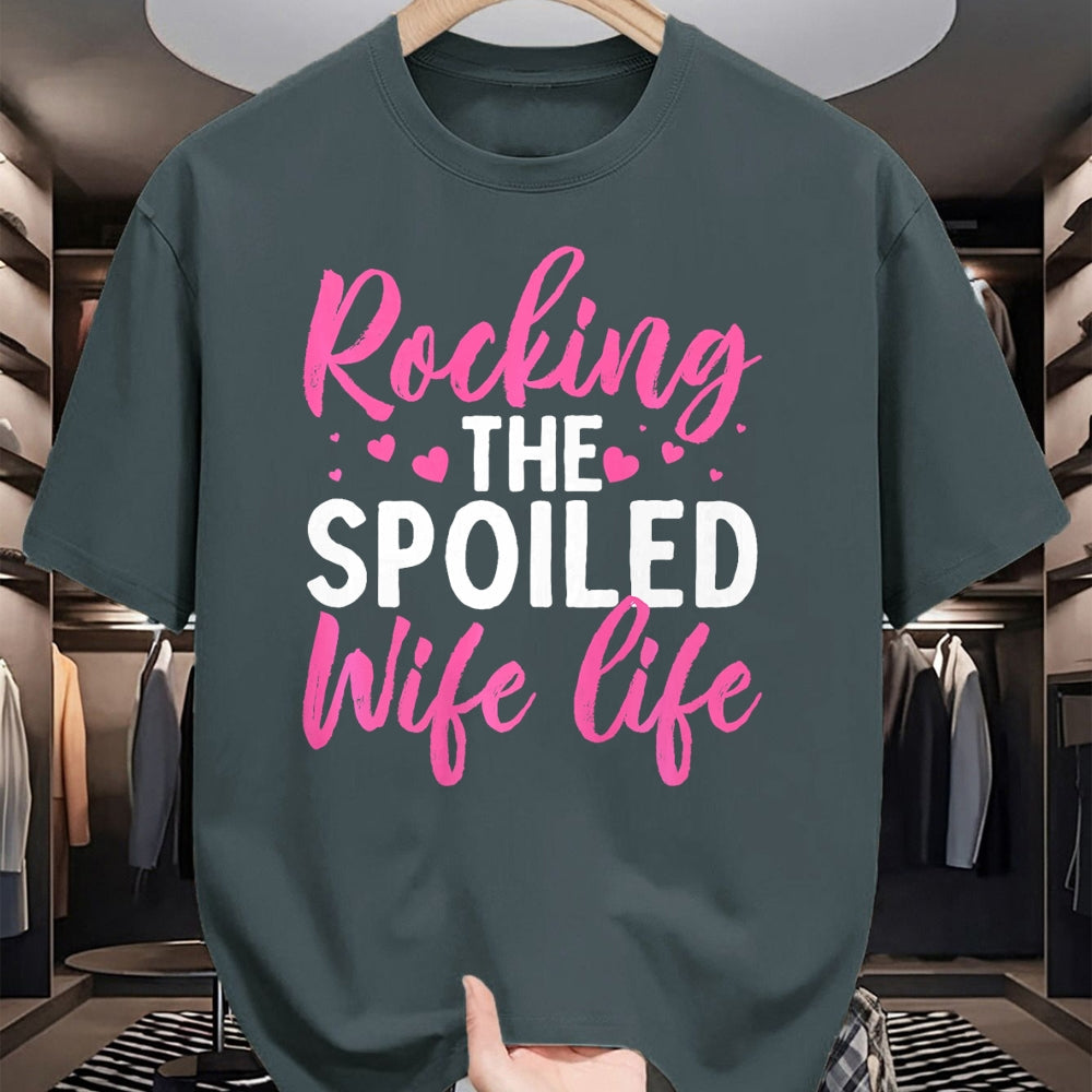 Best Wife Shirt, Wife and Husband Unisex T-Shirt/Hoodie/Sweatshirt HLT00 - Gift for wife T shirt, spoiled wife   Funny Spoiled Wife Art For Women Girls Husband Spoiled Wife Pr (24)