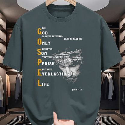 Christian Tee, Christian Faith Unisex T-Shirt/Hoodie/Sweatshirt HLT00 - For God So Loved The World Love Jesus Christian T-Shirt