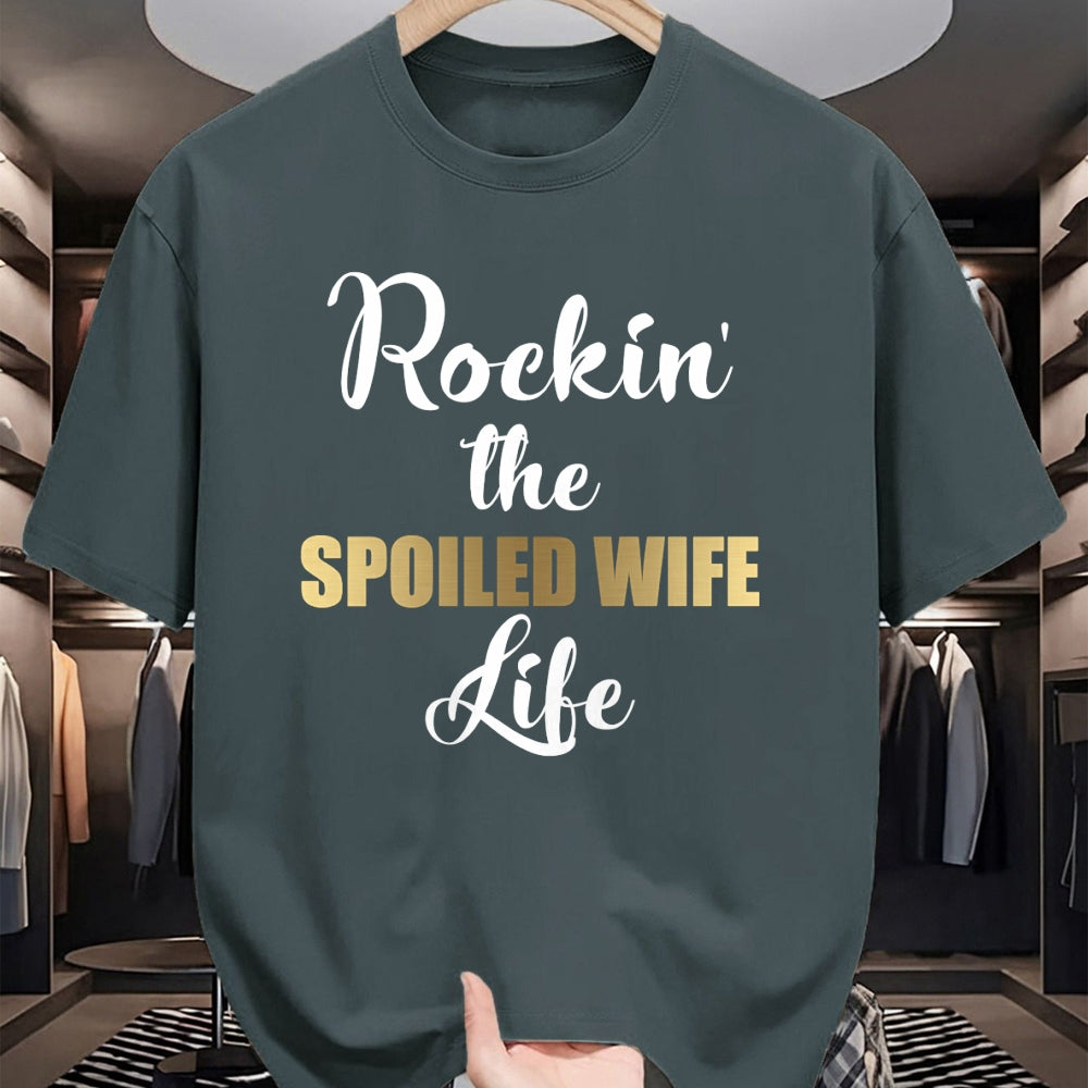 Best Wife Shirt, Wife and Husband Unisex T-Shirt/Hoodie/Sweatshirt HLT00 - Gift for wife T shirt, spoiled wife   Spoiled Wife Pullover Hoodie