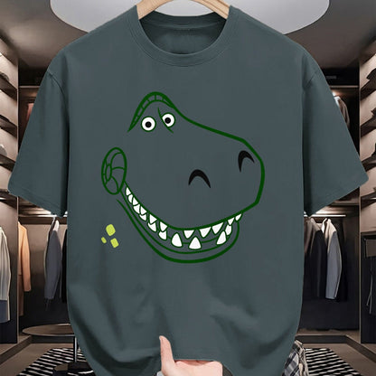 Best Dinosaur Lover Shirt, Funny Dinosaur UnisexT-Shirt/Hoodie/Sweatshirt HLT00 - E.T. Rex Funny Dinosaur Shirt T-Rex on Bike Over The Moon T-Shirt