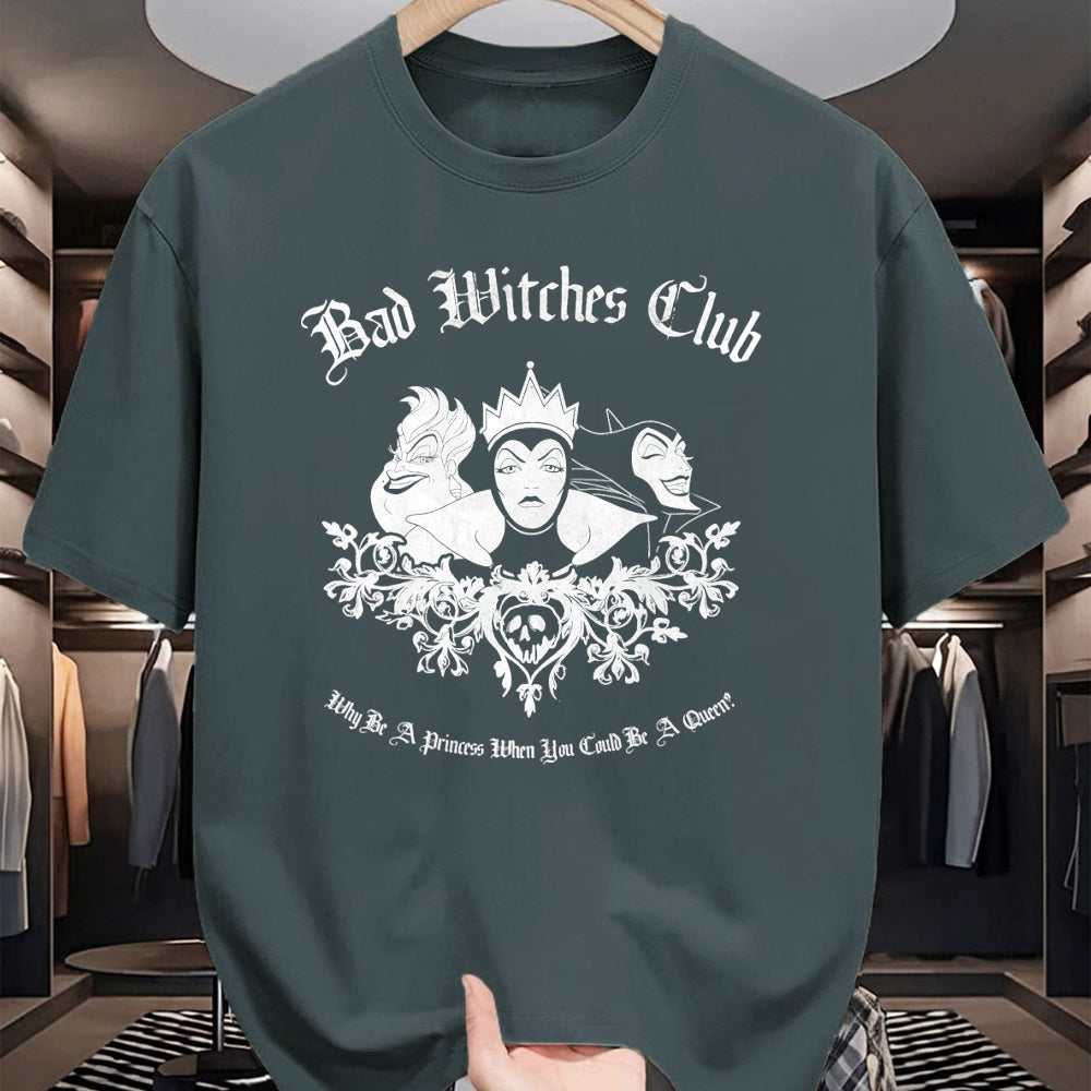 Best Wife Shirt, Wife and Husband Unisex T-Shirt/Hoodie/Sweatshirt HLT00 - Disney Villains Bad Witches Club Group Shot Vintage T-Shirt