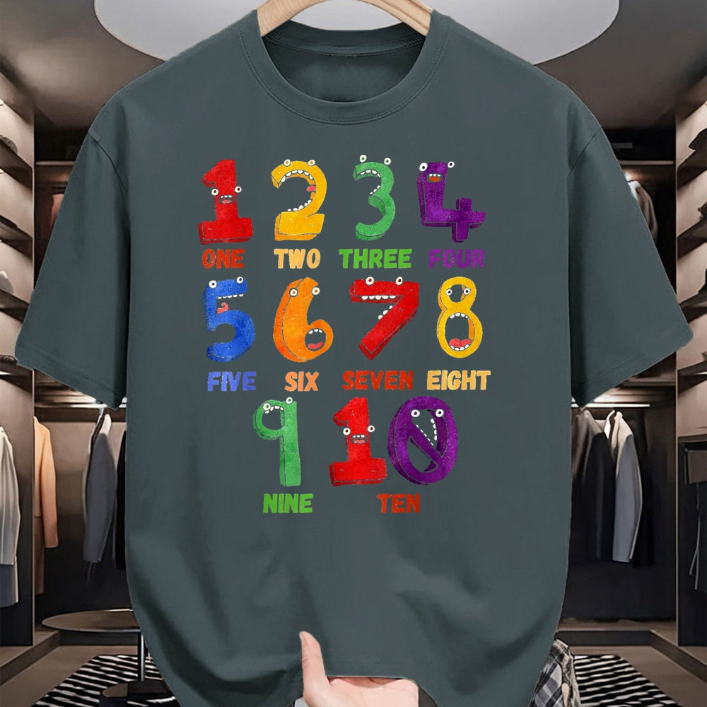 Best Student Shirt, Funny Back To School UnisexT-Shirt/Hoodie/Sweatshirt HLT00 - Learning Math Numbers Counting Funny Back to School Teacher T-Shirt, Women, Black, Small