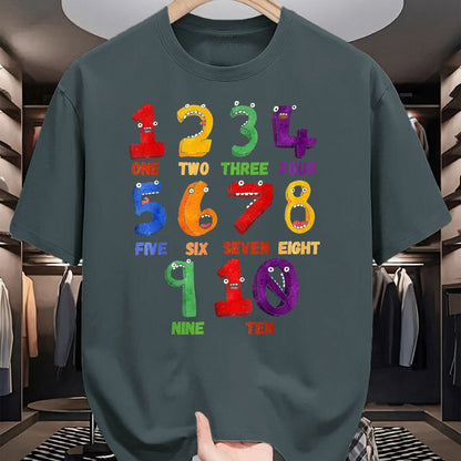 Best Student Shirt, Funny Back To School UnisexT-Shirt/Hoodie/Sweatshirt HLT00 - Learning Math Numbers Counting Funny Back to School Teacher T-Shirt, Women, Black, Small