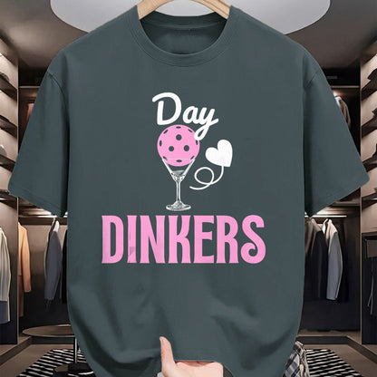 Funny Pickleball Shirt, Pickleball Lover Unisex T-Shirt/Hoodie/Sweatshirt HLT00 - Day Dinkers, Funny Pickleball Tee for Girls Who Love to Dink Tank Top