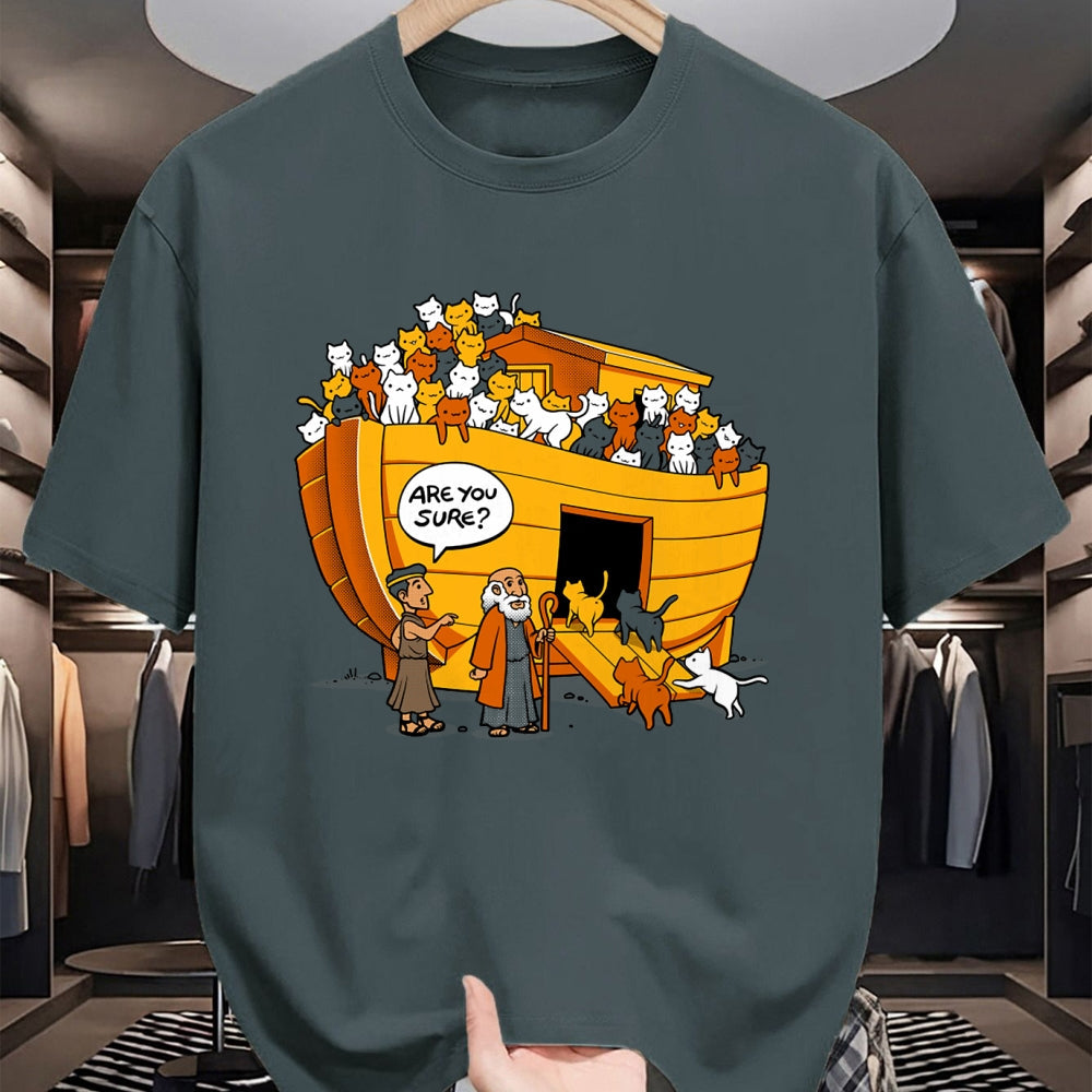 Cat Love Shirt, Funny Cat Lover Gift UnisexT-Shirt/Hoodie/Sweatshirt HLT00 - Noah_s Ark Cats Breeds Religious Christian Cat Lover Bible T-Shirt