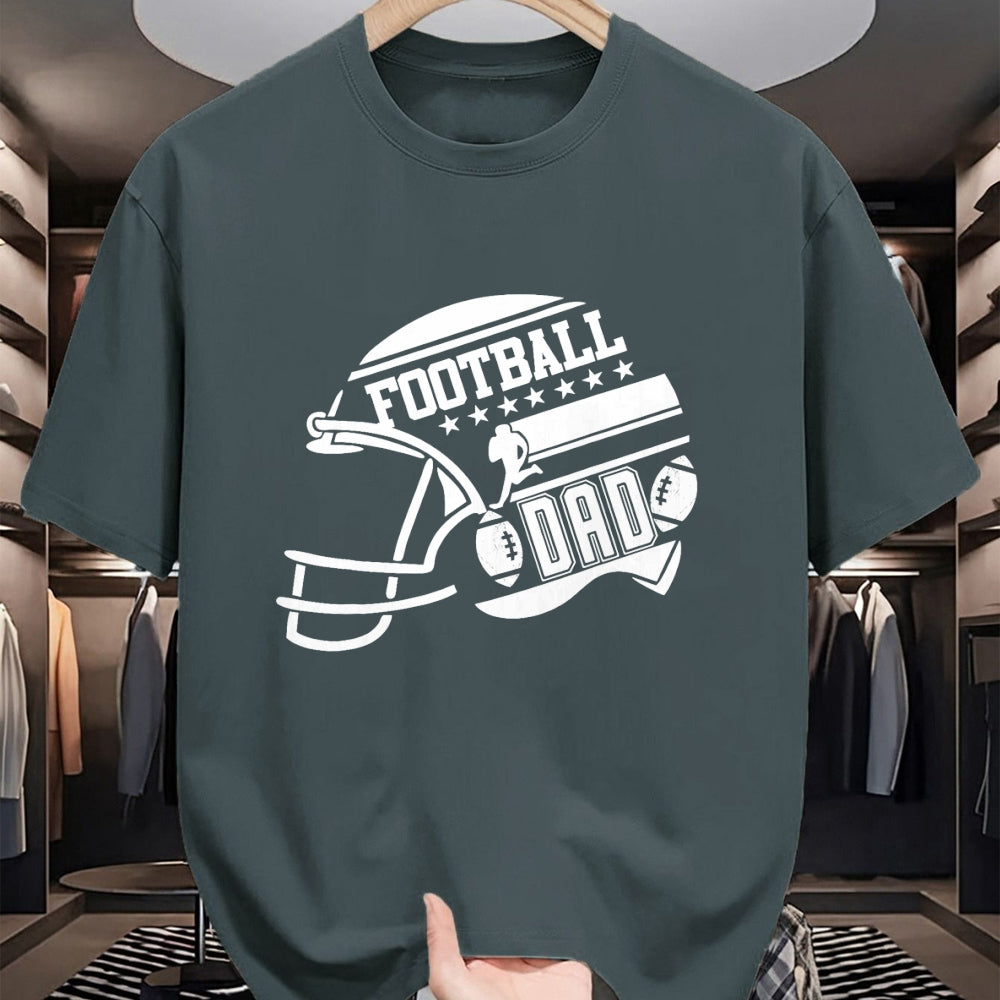 Gift for Dad Shirt, Funny Dad Unisex T-Shirt/Hoodie/Sweatshirt HLT00 – Football Dad Helmet For Men Proud Fathers Day College Season T-Shirt
