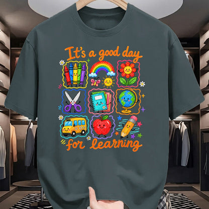 Best Student Shirt, Funny Back To School UnisexT-Shirt/Hoodie/Sweatshirt HLT00 - It_s a Good Day for Learning School Funny Back to School T-Shirt