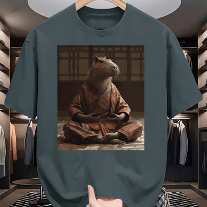 Cute Capybara Shirt, Funny Capybara Unisex T-Shirt/Hoodie/Sweatshirt HLT00 - Funny Graphic Capybara Long Sleeve T-Shirt (2)