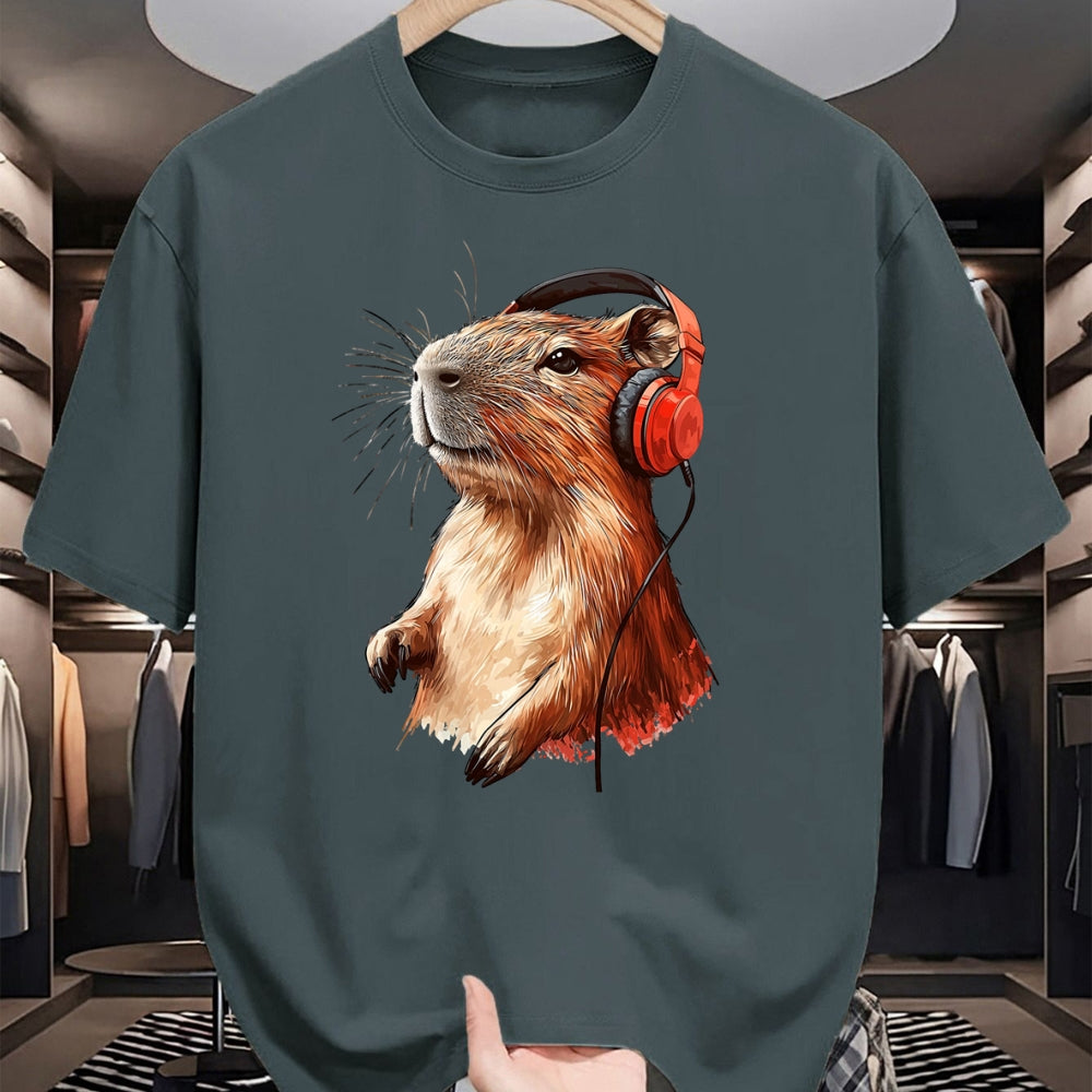 Cute Capybara Shirt, Funny Capybara Unisex T-Shirt/Hoodie/Sweatshirt HLT00 - Capybara Long Sleeve T-Shirt (3)