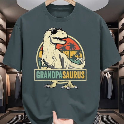 Best Dinosaur Lover Shirt, Funny Dinosaur UnisexT-Shirt/Hoodie/Sweatshirt HLT00 - Grandpasaurus T Rex Dinosaur Grandpa Saurus Family Matching T-Shirt
