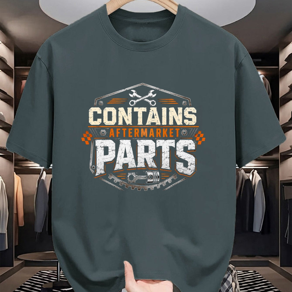 Best Mechanic Life Shirt, Funny Mechanic UnisexT-Shirt/Hoodie/Sweatshirt HLT00 - Contains Aftermarket Parts Vintage Distressed Mechanic Badge T-Shirt