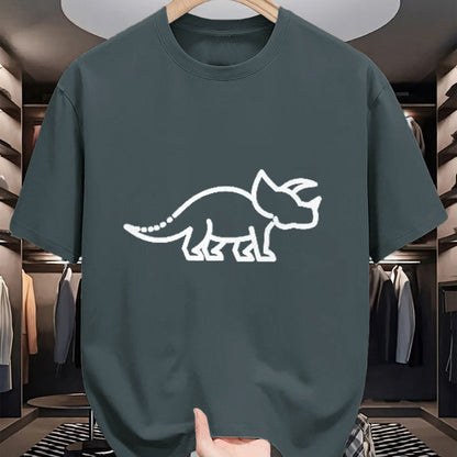 Best Dinosaur Lover Shirt, Funny Dinosaur UnisexT-Shirt/Hoodie/Sweatshirt HLT00 - Triceratops Howling to The Moon Meme Funny 90_s Dinosaur T-Shirt