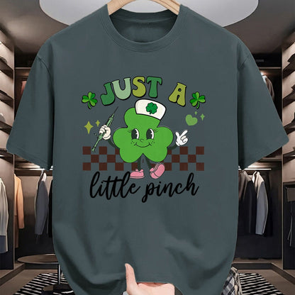 Patrick Day Shirts for Family, Funny Patrick Day shirts, st patrick's day Unisex T-Shirt/Hoodie/Sweatshirt HLT00 - Nurse St Patrick Day Just A Little Pinch RN L&D Phlebotomist T-Shirt