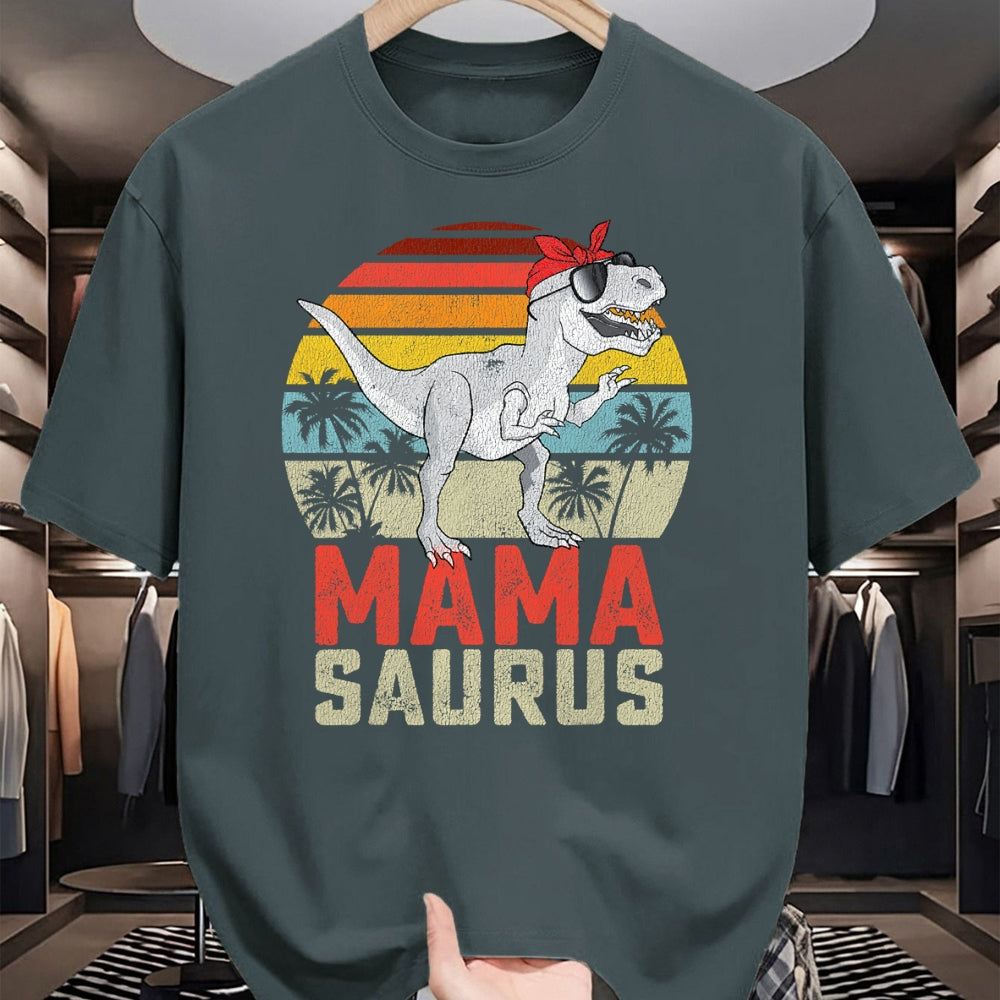 Best Dinosaur Lover Shirt, Funny Dinosaur UnisexT-Shirt/Hoodie/Sweatshirt HLT00 - Mamasaurus T Rex Dinosaur Mama Saurus Family Matching Women T-Shirt