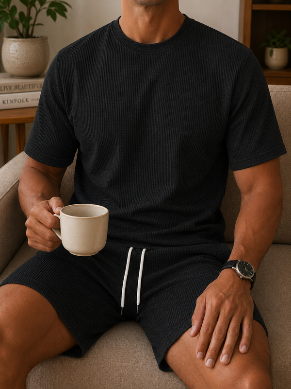 SEPTEMBER - I AM A GRUMPY OLD MAN - BIRTHDAY CASUAL SUIT FOR MEN - DTSM09 (SKU2607-235-09)| Waffle casual suit M13
