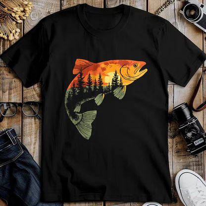 Funny Fishing Shirt, Gift For Fishing Lover Unisex T-Shirt/Hoodie/Sweatshirt HLT00 - Fishing, Trout, Fly Fishing, Angler Fisherman, Nature Forest T-Shirt