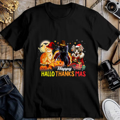 Cat Love Shirt, Funny Cat Lover Gift UnisexT-Shirt/Hoodie/Sweatshirt HLT00 - Hallo Thanks Mas Shirt Halloween Cat Love Thanksgiving Xmas T-Shirt for Men Women Kids