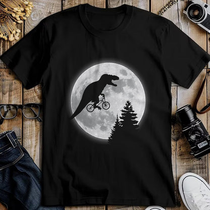 Best Dinosaur Lover Shirt, Funny Dinosaur UnisexT-Shirt/Hoodie/Sweatshirt HLT00 - T-rex Bike Moon  Dinosaur Moon Bike T-Shirt