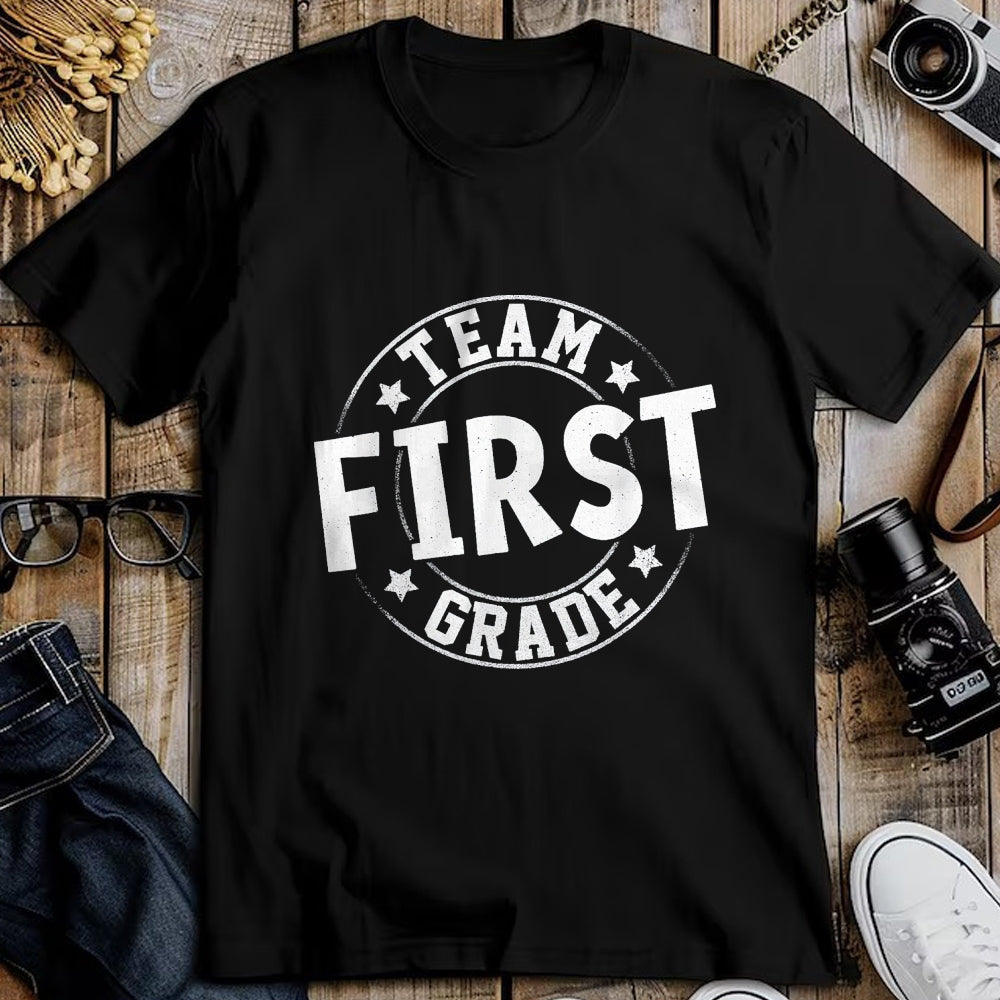 Best Student Shirt, Funny Back To School UnisexT-Shirt/Hoodie/Sweatshirt HLT00 - Team First Grade Teacher Student Back to School 1st Grade T-Shirt, Youth, Kelly Green, X-Small