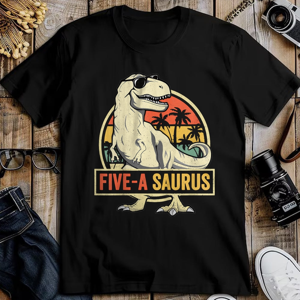 Best Dinosaur Lover Shirt, Funny Dinosaur UnisexT-Shirt/Hoodie/Sweatshirt HLT00 - Kids 5 Year Old Dinosaur Birthday 5th T Rex Dino Five Saurus T-Shirt