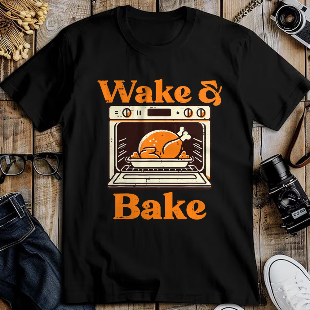 Best Thanksgiving Family Shirt , Funny Thanksgiving UnisexT-Shirt/Hoodie/Sweatshirt HLT00 - Thanksgiving Wake and Bake Funny Turkey Day Dad Men Women T-Shirt