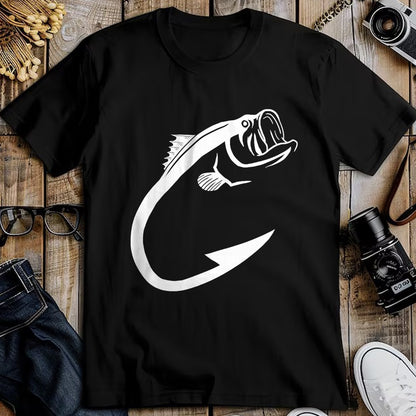 Funny Fishing Shirt, Gift For Fishing Lover Unisex T-Shirt/Hoodie/Sweatshirt HLT00 - Fish Hook Minimal Art Cool Fishing Lover Art Lover Gift T-Shirt