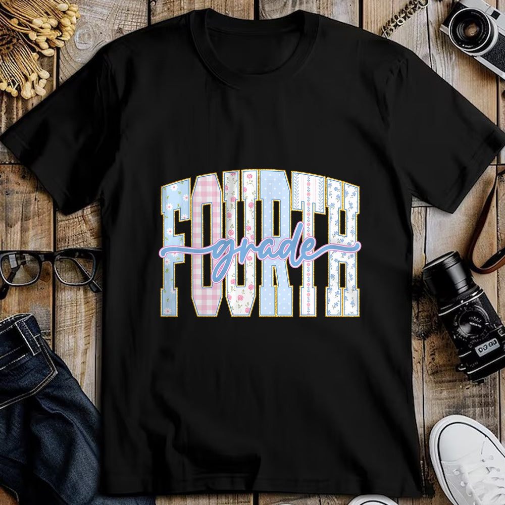 Best Student Shirt, Funny Back To School UnisexT-Shirt/Hoodie/Sweatshirt HLT00 - Preppy Fourth Grade Teacher 4th Grade Back to School Girls T-Shirt