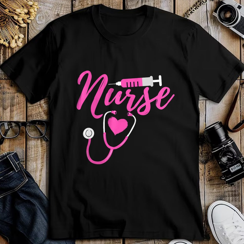 Funny Nurse Shirt, Nurse Unisex T-Shirt/Hoodie/Sweatshirt HLT00 - Happy Nurse Week 2023 Wound Care Nurse RN CNA Work Mom Dad T-Shirt (1)