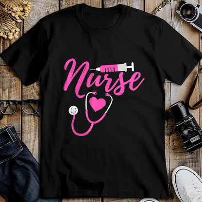 Funny Nurse Shirt, Nurse Unisex T-Shirt/Hoodie/Sweatshirt HLT00 - Happy Nurse Week 2023 Wound Care Nurse RN CNA Work Mom Dad T-Shirt (1)