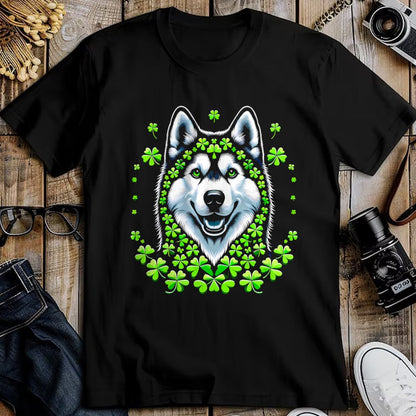 Patrick Day Shirts for Family, Funny Patrick Day shirts, st patrick's day Unisex T-Shirt/Hoodie/Sweatshirt HLT00 - Husky Irish Shamrock Clover St Patrick Day Dog Lover T-Shirt
