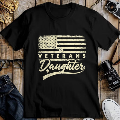 Proud Veteran Shirt, Funny Veteran UnisexT-Shirt/Hoodie/Sweatshirt HLT00 - I_m Not Just a Daddy_s Little Girl I_m a Veteran_s Daughter T-Shirt