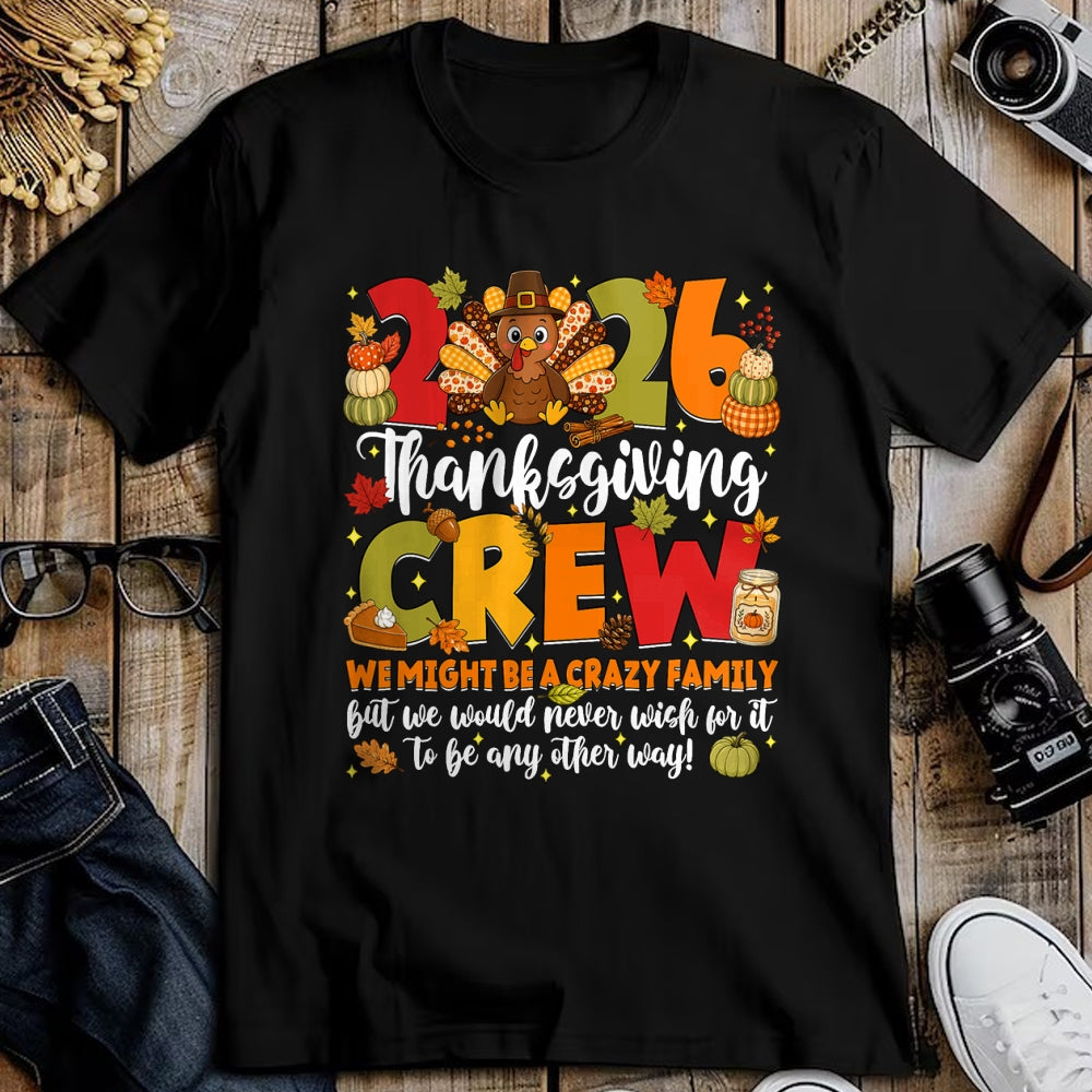 Best Thanksgiving Family Shirt , Funny Thanksgiving UnisexT-Shirt/Hoodie/Sweatshirt HLT00 - Family Thanksgiving 2026 Thanksgiving Crew Turkey Matching T-Shirt (6)