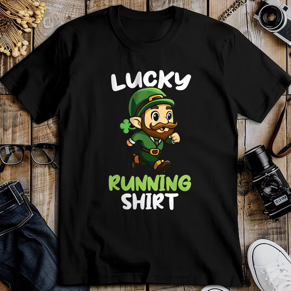 Patrick Day Shirts for Family, Funny Patrick Day shirts, st patrick's day Unisex T-Shirt/Hoodie/Sweatshirt HLT00 - Lucky Running St Patrick Day Leprechaunn Run Runner T-Shirt