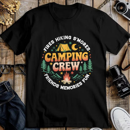 Funny Camping Shirt, Gift For Camping Lover Unisex T-Shirt/Hoodie/Sweatshirt HLT00 - Camping Crew Family Matching Group Friends Men Women Kid T-Shirt