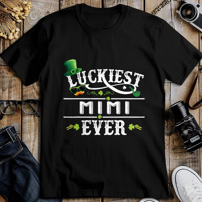 Patrick Day Shirts for Family, Funny Patrick Day shirts, st patrick's day Unisex T-Shirt/Hoodie/Sweatshirt HLT00 - Luckiest Mimi Ever Shamrock Leprechaun Hat St Patrick Day T-Shirt