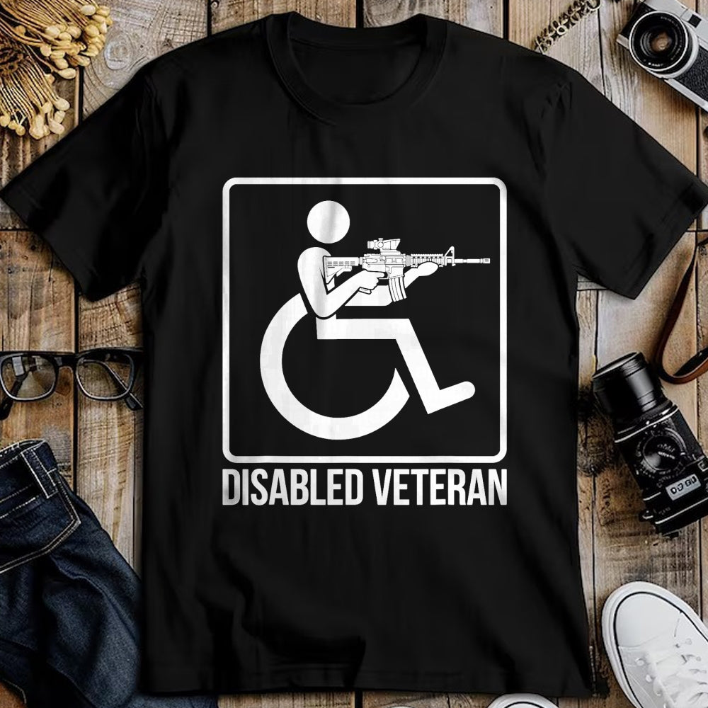 Proud Veteran Shirt, Funny Veteran UnisexT-Shirt/Hoodie/Sweatshirt HLT00 - Disabled Veteran US Military Handicap Vet Combat Veteran T-Shirt