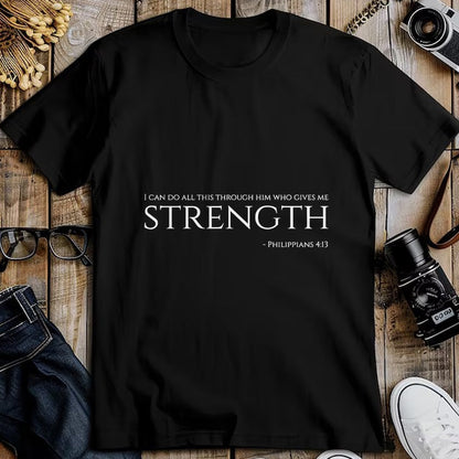 Christian Tee, Christian Faith Unisex T-Shirt/Hoodie/Sweatshirt HLT00 - Christian Bible - Philippians 413 - Motivational Quote T-Shirt
