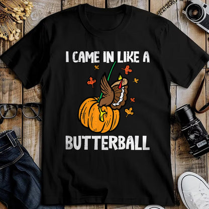 Best Thanksgiving Family Shirt , Funny Thanksgiving UnisexT-Shirt/Hoodie/Sweatshirt HLT00 - Came in Like A Butterball Funny Thanksgiving Men Women Kids T-Shirt