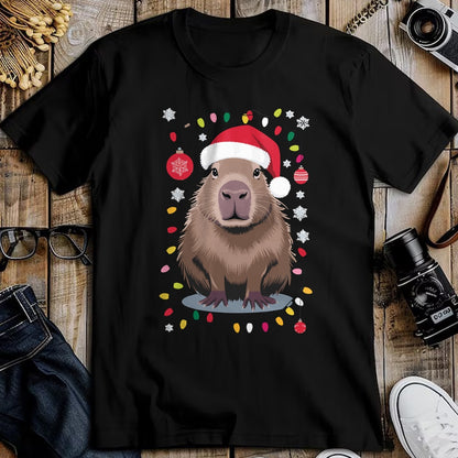 Cute Capybara Shirt, Funny Capybara UnisexT-Shirt/Hoodie/Sweatshirt HLT00 - Capybara Christmas Long Sleeve T-Shirt