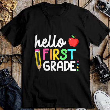 Best Student Shirt, Funny Back To School UnisexT-Shirt/Hoodie/Sweatshirt HLT00 - Hello First Grade Team 1st Grade Back to School Teacher Kids T-Shirt