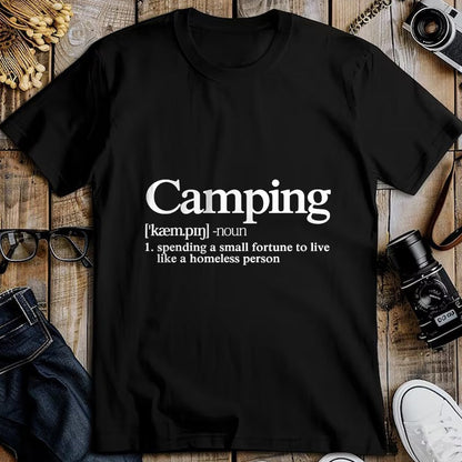 Funny Camping Shirt, Gift For Camping Lover Unisex T-Shirt/Hoodie/Sweatshirt HLT00 - Camping Definition Funny Camper Saying T-Shirt