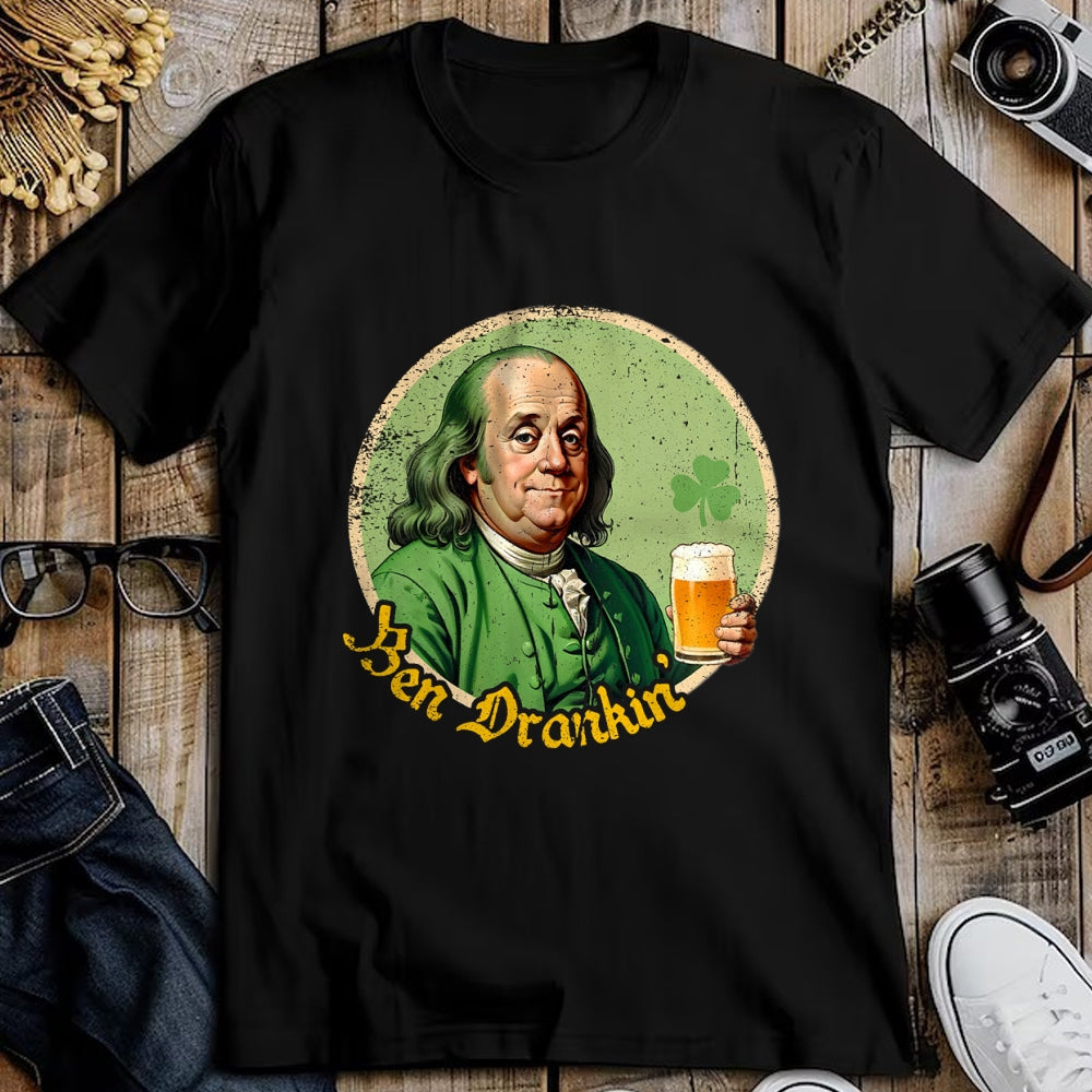 Patrick Day Shirts for Family, Funny Patrick Day shirts, st patrick's day Unisex T-Shirt/Hoodie/Sweatshirt HLT00 - Ben Drankin Shenanigan Clover Irish Shamrock St Patrick Day T-Shirt