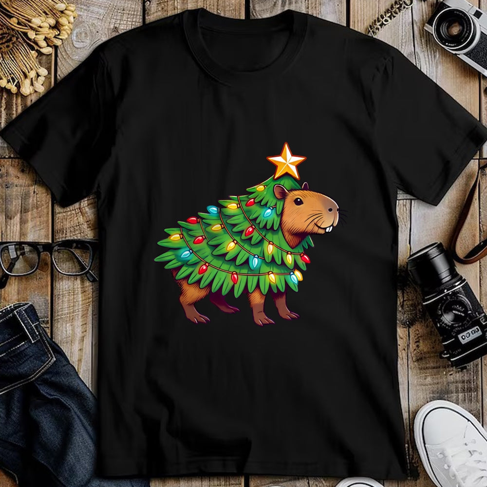 Cute Capybara Shirt, Funny Capybara UnisexT-Shirt/Hoodie/Sweatshirt HLT00 - Capybara Christmas Long Sleeve T-Shirt (2)