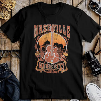 Guitar Lover Shirt, Funny Guitar UnisexT-Shirt/Hoodie/Sweatshirt HLT00 - Nashville Tennessee Guitar Country Music City Guitarist Gift T-Shirt