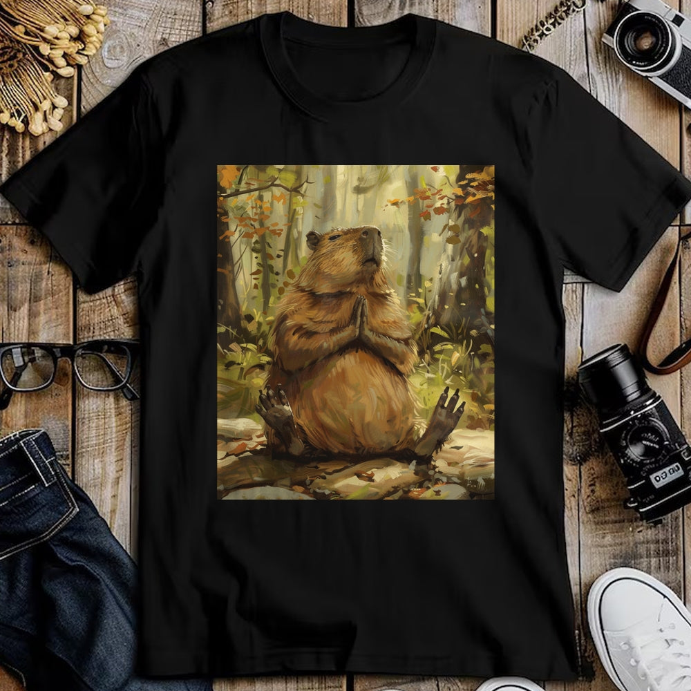 Cute Capybara Shirt, Funny Capybara Unisex T-Shirt/Hoodie/Sweatshirt HLT00 - Funny Graphic Capybara Long Sleeve T-Shirt